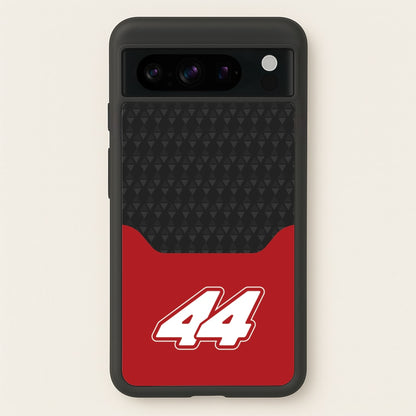 Red And Gray 44  - F1 Phone Case for Google Pixel 8 Pro