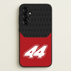 Red And Gray 44  - F1 Phone Case for Galaxy A54