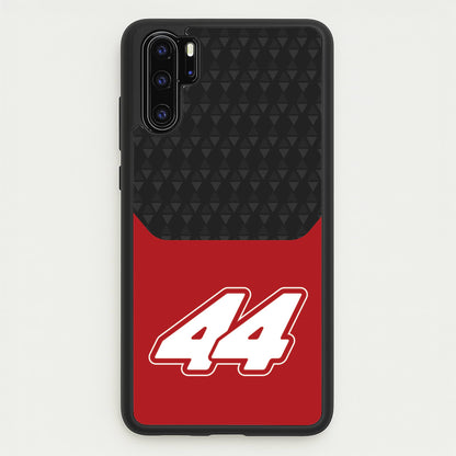 Red And Gray 44  - F1 Phone Case for Huawei P30 Pro