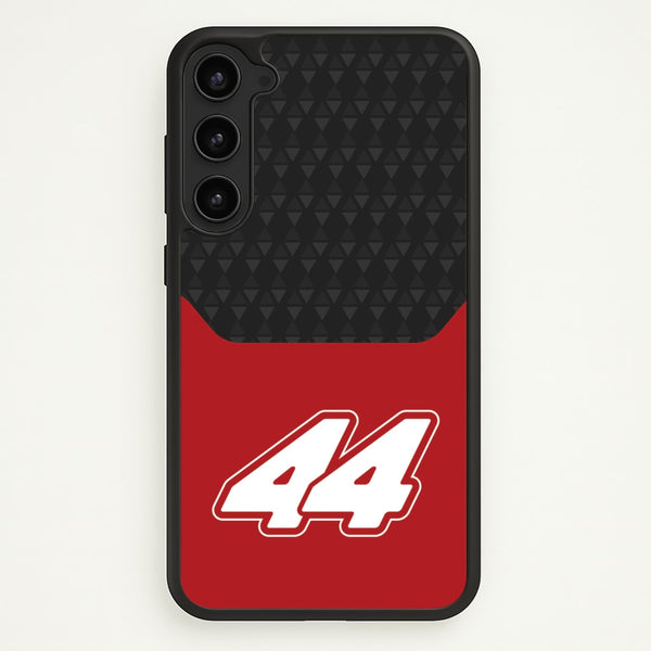 Red And Gray 44  - F1 Phone Case for Galaxy S23 Plus