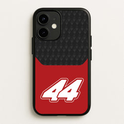Red And Gray 44  - F1 Phone Case for iPhone 12 / 12 Pro