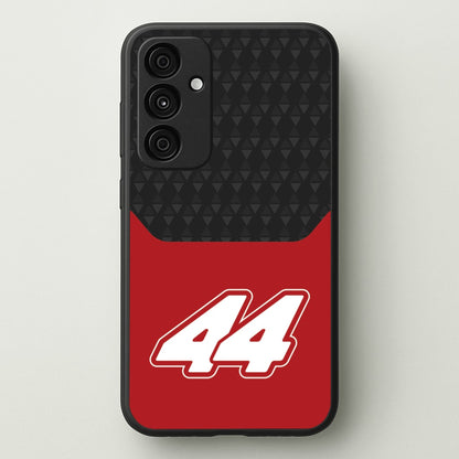 Red And Gray 44  - F1 Phone Case for Galaxy A35
