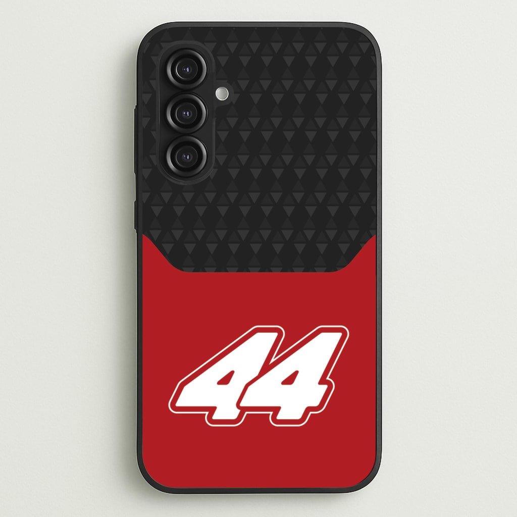Red And Gray 44  - F1 Phone Case for Galaxy S23FE