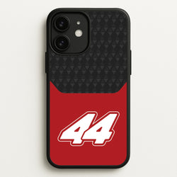 Red And Gray 44  - F1 Phone Case for iPhone 11