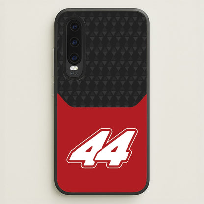Red And Gray 44  - F1 Phone Case for Huawei P30