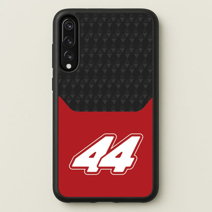 Red And Gray 44  - F1 Phone Case for Huawei P20 Pro