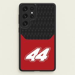 Red And Gray 44  - F1 Phone Case for Galaxy S22 Ultra