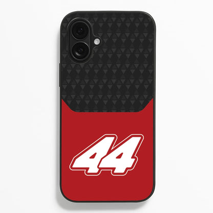 Red And Gray 44 Phone Case