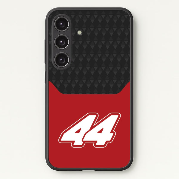 Red And Gray 44  - F1 Phone Case for Galaxy S24 Plus