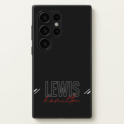 Racer Stripes Hamilton  - F1 Phone Case for Galaxy S24 Ultra