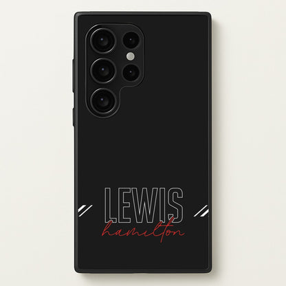 Racer Stripes Hamilton  - F1 Phone Case for Galaxy S24 Ultra