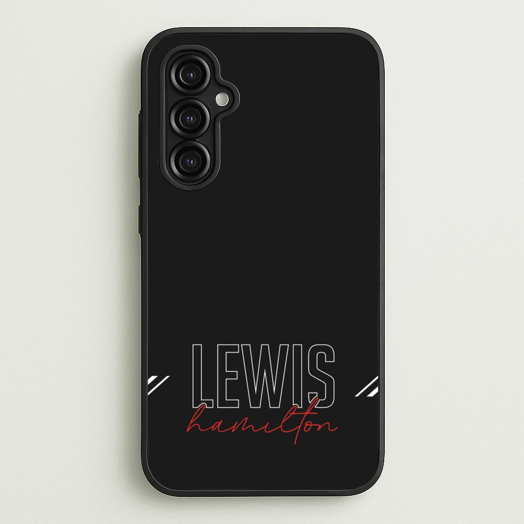 Racer Stripes Hamilton  - F1 Phone Case for Galaxy A14