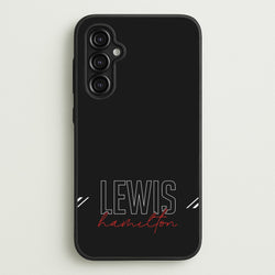 Racer Stripes Hamilton  - F1 Phone Case for Galaxy A14