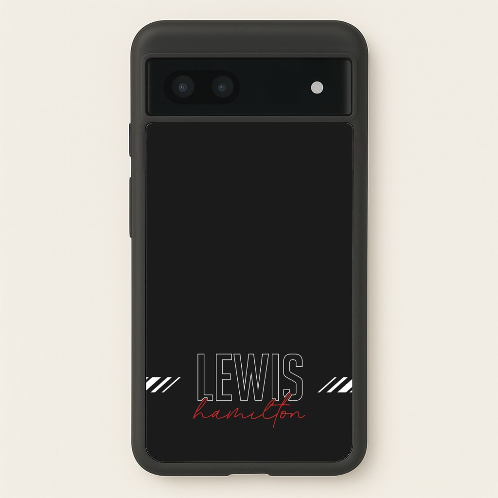 Racer Stripes Hamilton  - F1 Phone Case for Google Pixel 7a