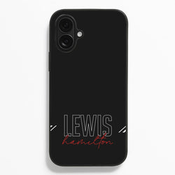 Racer Stripes Hamilton  - F1 Phone Case for iPhone 16 Plus