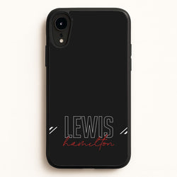 Racer Stripes Hamilton  - F1 Phone Case for iPhone XR