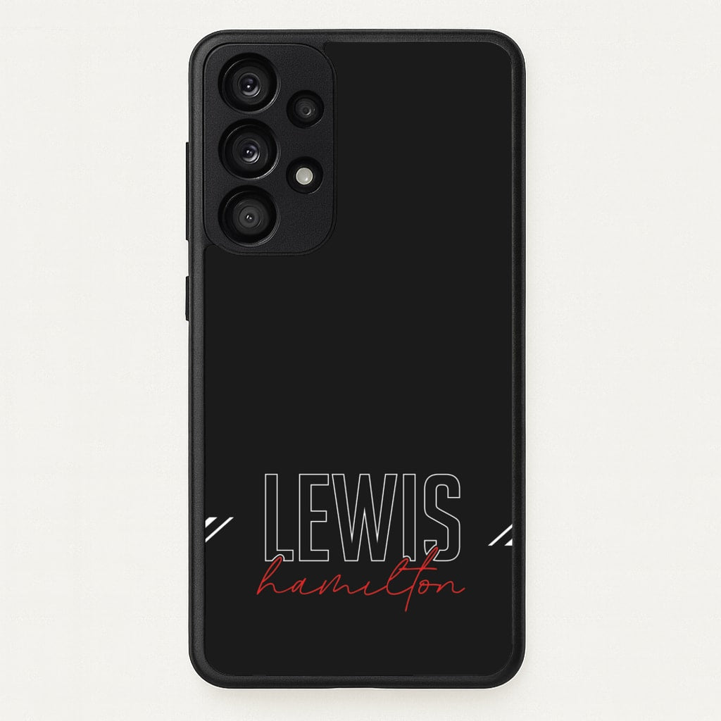 Racer Stripes Hamilton  - F1 Phone Case for Galaxy A33