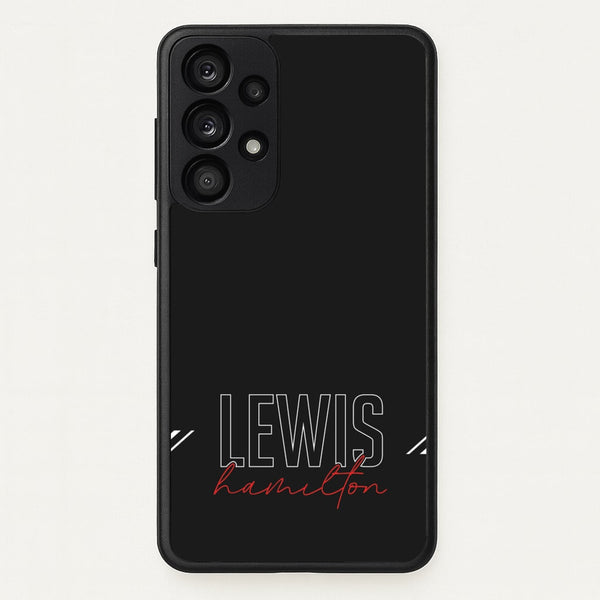 Racer Stripes Hamilton  - F1 Phone Case for Galaxy A33