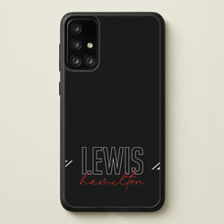 Racer Stripes Hamilton  - F1 Phone Case for Galaxy A71