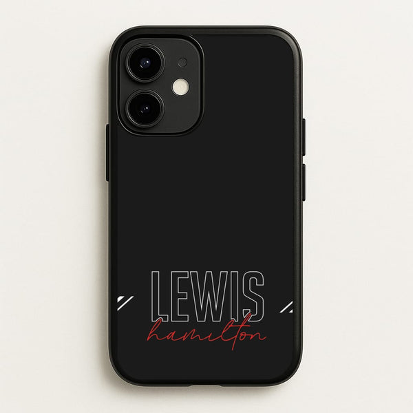 Racer Stripes Hamilton  - F1 Phone Case for iPhone 12 / 12 Pro