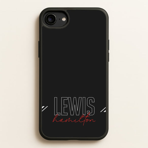 Racer Stripes Hamilton  - F1 Phone Case for iPhone 6 / 7 / 8 / SE