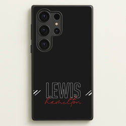 Racer Stripes Hamilton  - F1 Phone Case for Galaxy S25 Ultra