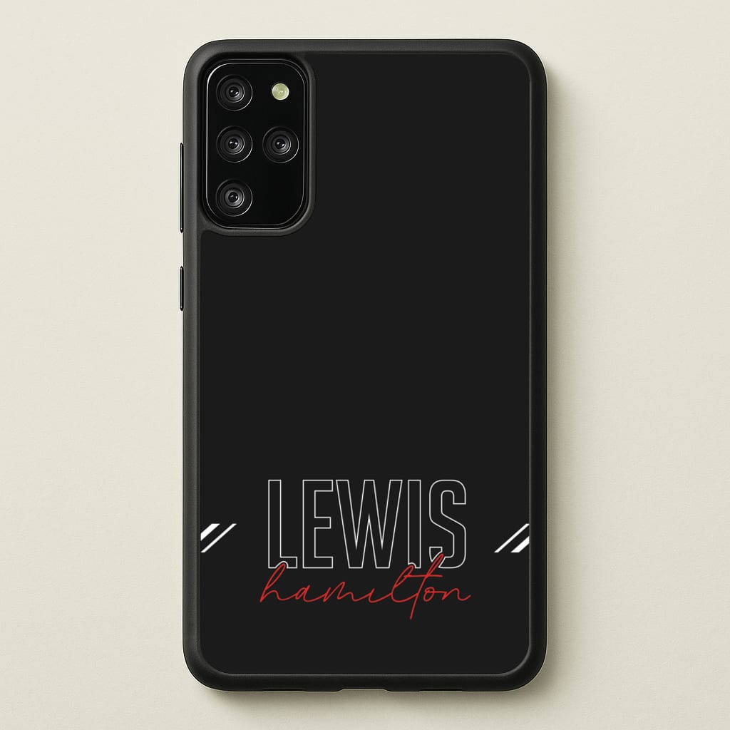 Racer Stripes Hamilton  - F1 Phone Case for Galaxy S20 Plus