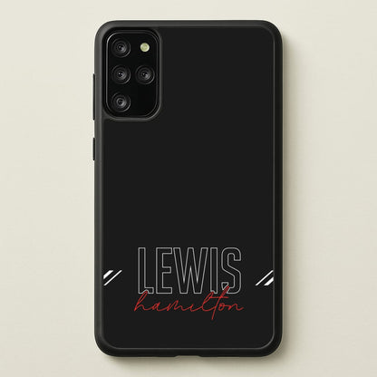 Racer Stripes Hamilton  - F1 Phone Case for Galaxy S20 Plus