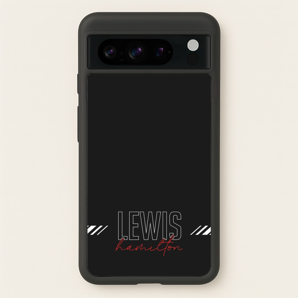 Racer Stripes Hamilton  - F1 Phone Case for Google Pixel 8 Pro