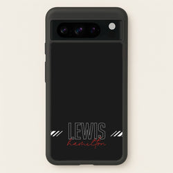 Racer Stripes Hamilton  - F1 Phone Case for Google Pixel 8 Pro