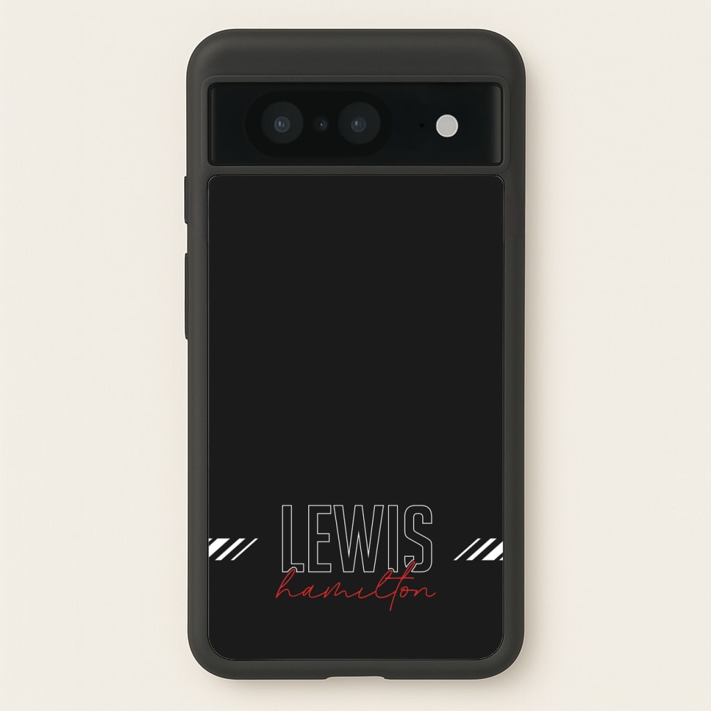 Racer Stripes Hamilton  - F1 Phone Case for Google Pixel 8