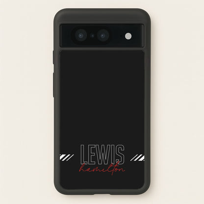 Racer Stripes Hamilton  - F1 Phone Case for Google Pixel 8