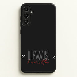 Racer Stripes Hamilton  - F1 Phone Case for Galaxy A34