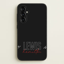 Racer Stripes Hamilton  - F1 Phone Case for Galaxy A54