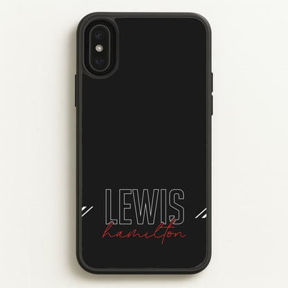 Racer Stripes Hamilton  - F1 Phone Case for iPhone XS Max