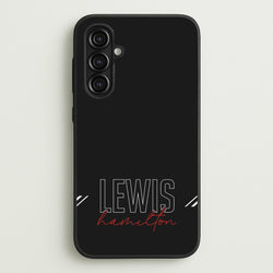 Racer Stripes Hamilton  - F1 Phone Case for Galaxy A16