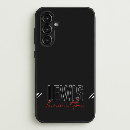 Racer Stripes Hamilton  - F1 Phone Case for Galaxy A16