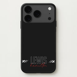Racer Stripes Hamilton Phone Case for iPhone 17 Pro Max