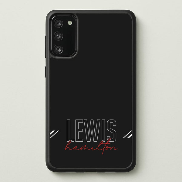 Racer Stripes Hamilton  - F1 Phone Case for Galaxy A41