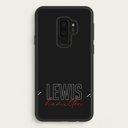 Racer Stripes Hamilton  - F1 Phone Case for Galaxy S9 Plus