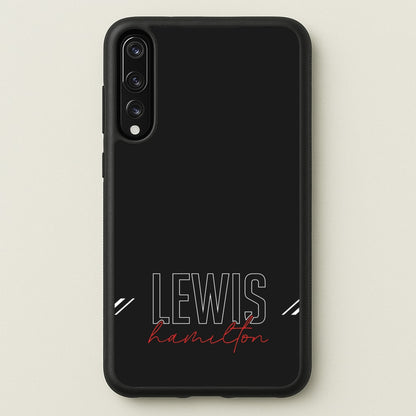 Racer Stripes Hamilton  - F1 Phone Case for Huawei P20 Pro