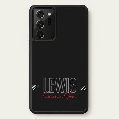 Racer Stripes Hamilton  - F1 Phone Case for Galaxy Note 20 Ultra