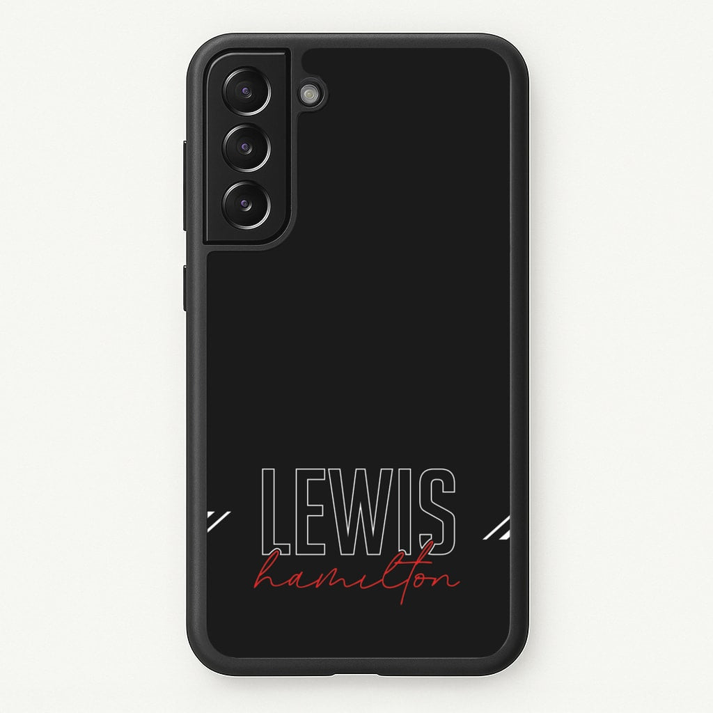 Racer Stripes Hamilton  - F1 Phone Case for Galaxy S22