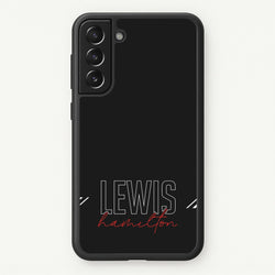 Racer Stripes Hamilton  - F1 Phone Case for Galaxy S22