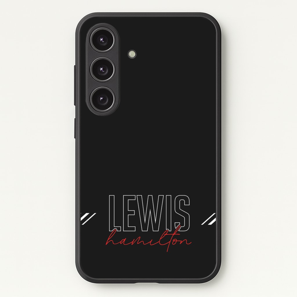 Racer Stripes Hamilton  - F1 Phone Case for Galaxy S24