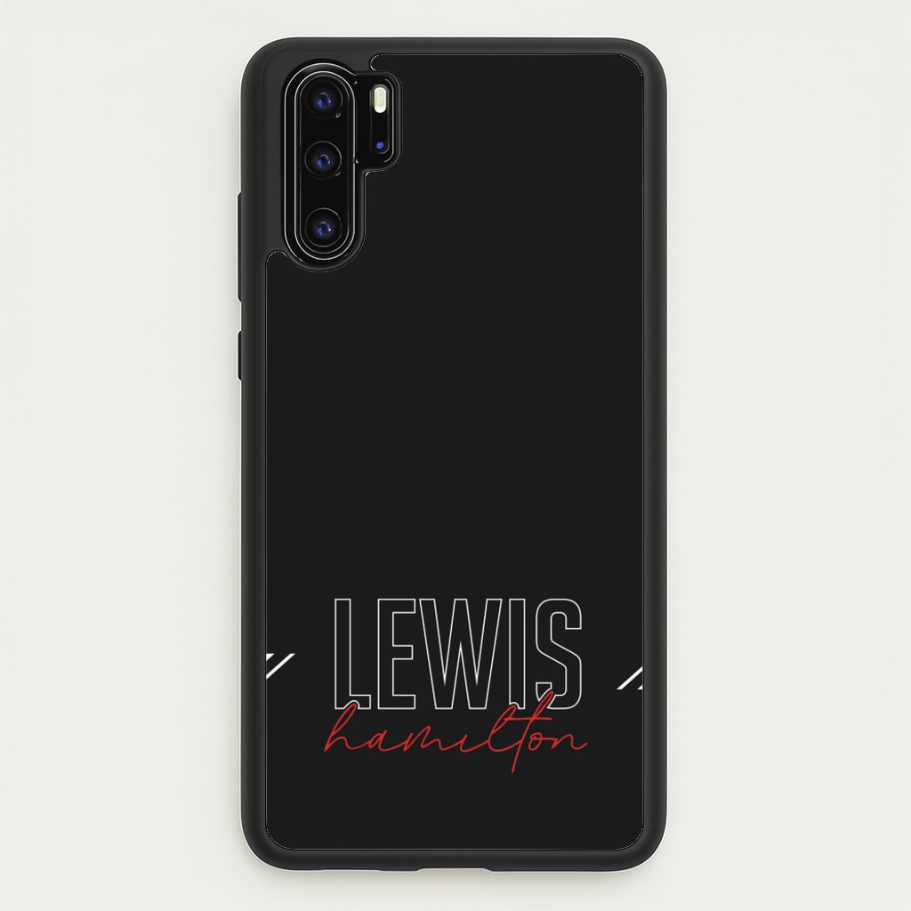 Racer Stripes Hamilton  - F1 Phone Case for Huawei P30 Pro