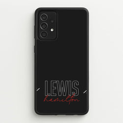 Racer Stripes Hamilton  - F1 Phone Case for Galaxy A52 / A52s