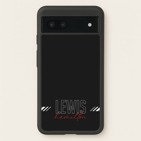 Racer Stripes Hamilton  - F1 Phone Case for Google Pixel 6a