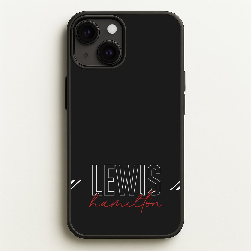 Racer Stripes Hamilton  - F1 Phone Case for iPhone 13