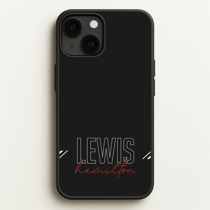 Racer Stripes Hamilton  - F1 Phone Case for iPhone 13